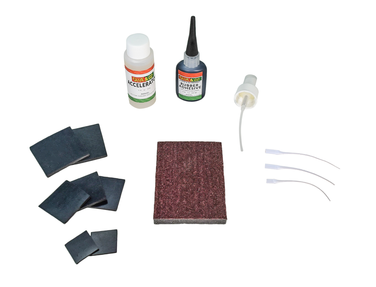 Stop & Go SW1000 14 Piece Emergency External Sidewall Tubeless Tire Repair Kit for Punctures on ATV, UTV, Trailer, Lawnmower, RZRs, Side by Side, & Golf Cart (7 Patches)