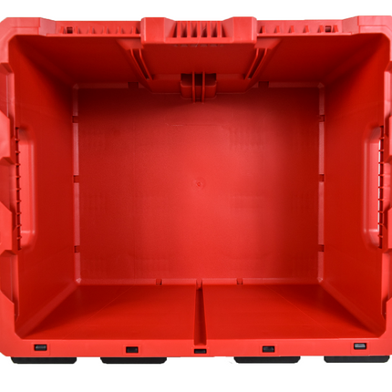 Milwaukee PACKOUT 18.6-in Heavy-Duty Tool Storage Crate – Impact-Resistant Polymer, 50 lb Capacity, Stackable or Hangable Modular PACKOUT Bin