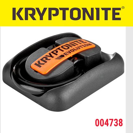 Kryptonite Evolution Ground Anchor 2.09 lbs. - Permanent Locking Point for Use Indoors or Outdoors to Keep Bicycles; E-Bikes; Scooters Safe (004738)