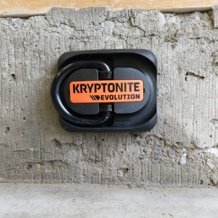 Kryptonite Evolution Ground Anchor 2.09 lbs. - Permanent Locking Point for Use Indoors or Outdoors to Keep Bicycles; E-Bikes; Scooters Safe (004738)