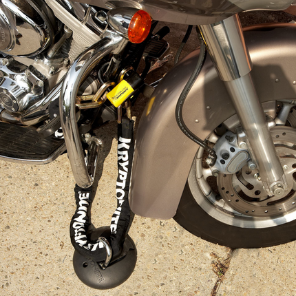 Kryptonite Stronghold Anchor 6.10 lbs. - Permanent Locking Point for Use Indoors or Outdoors to Keep Bicycles; E-Bikes; Scooters Safe (330202)