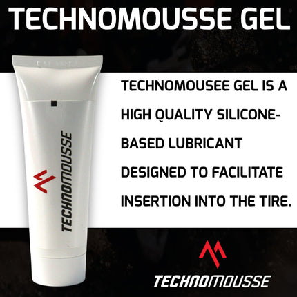 Technomousse 110/90/19 Dirt Bike Rear Tire Mousse Insert Black Series M006 Standard Compound - Enduro Motocross Foam Tire Tube - Puncture and Cut Resistant