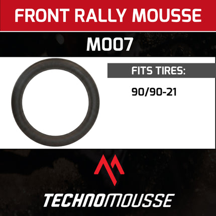 Technomousse 90/90/21 Dirt Bike Front Tire Mousse Insert Rally Series M007 Standard Compound - Enduro Motocross Foam Tire Tube - Puncture and Cut Resistant