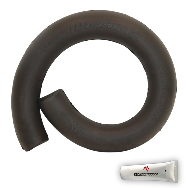 Technomousse 90/100/14 Dirt Bike Rear Tire Mousse Insert Black Series M013 Standard Compound - Enduro Motocross Foam Tire Tube - Puncture and Cut Resistant