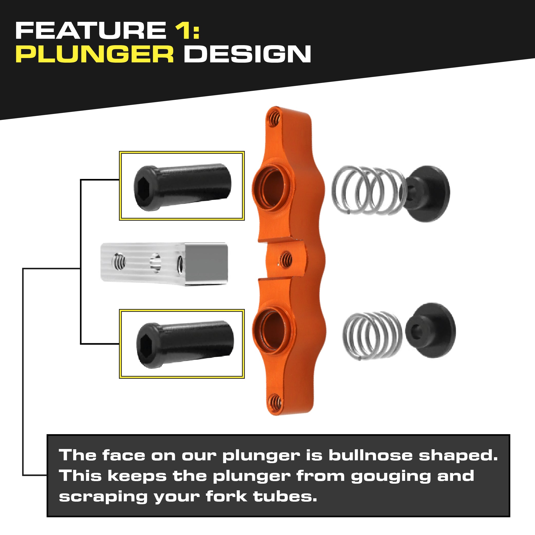 Tamer WDS 2.0 HH-07 Ring & Orange Double Button X-wing Holeshot Device