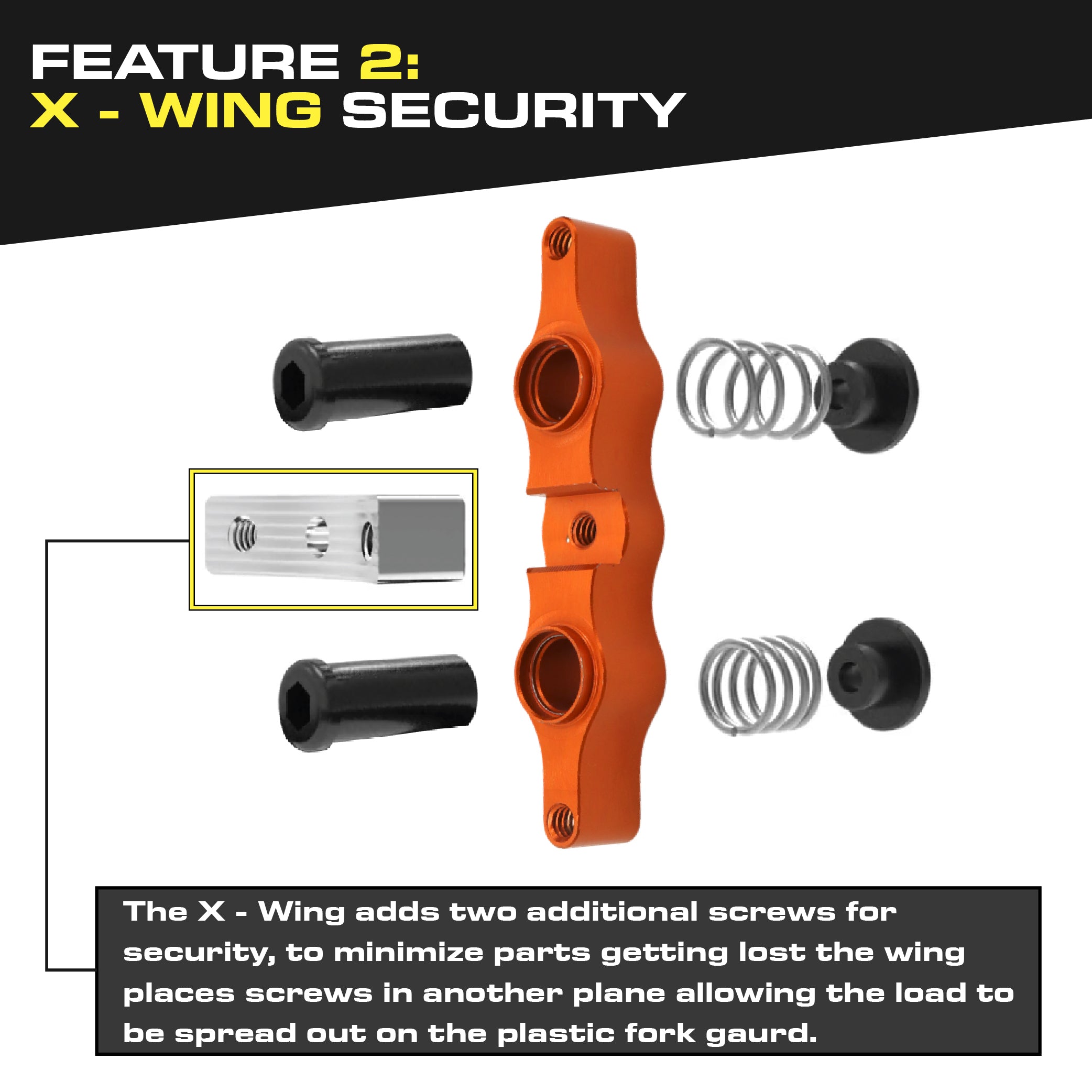 Tamer WDS 2.0 HH-07 Ring & Orange Double Button X-wing Holeshot Device