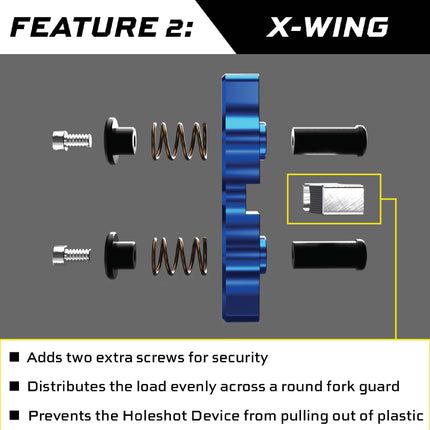 Tamer WDS 2.0 HH-06 Ring & Blue Double Button X-wing Holeshot Device