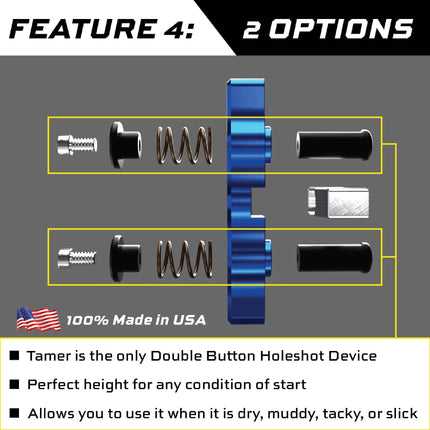 Tamer WDS 2.0 HH-06 Ring & Blue Double Button X-wing Holeshot Device