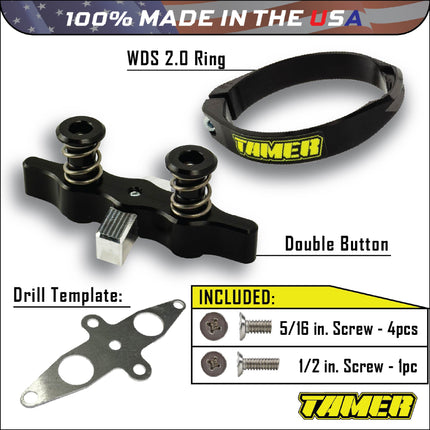 Tamer WDS 2.0 HH-18 Ring & Black Double Button X-wing Holeshot Device