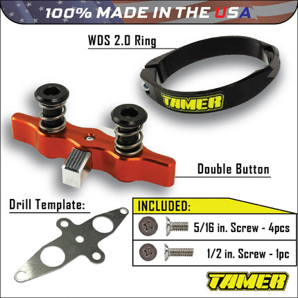 BLACK - X-Wing Double Button Holeshot Device