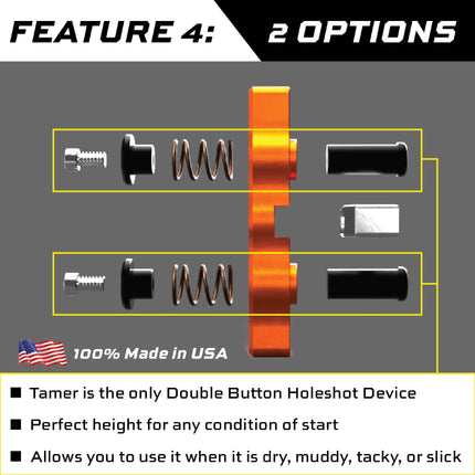BLACK - X-Wing Double Button Holeshot Device