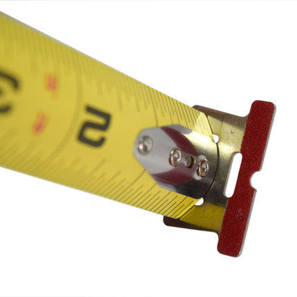 Stabila 30526 BM 300 26‑Foot Imperial Tape Measure with Shatterproof Housing, Dual‑Sided Blade, Nylon‑Wrap Coating, SPIKES Hook, and Easy‑Clip for Professional Jobsite Measuring