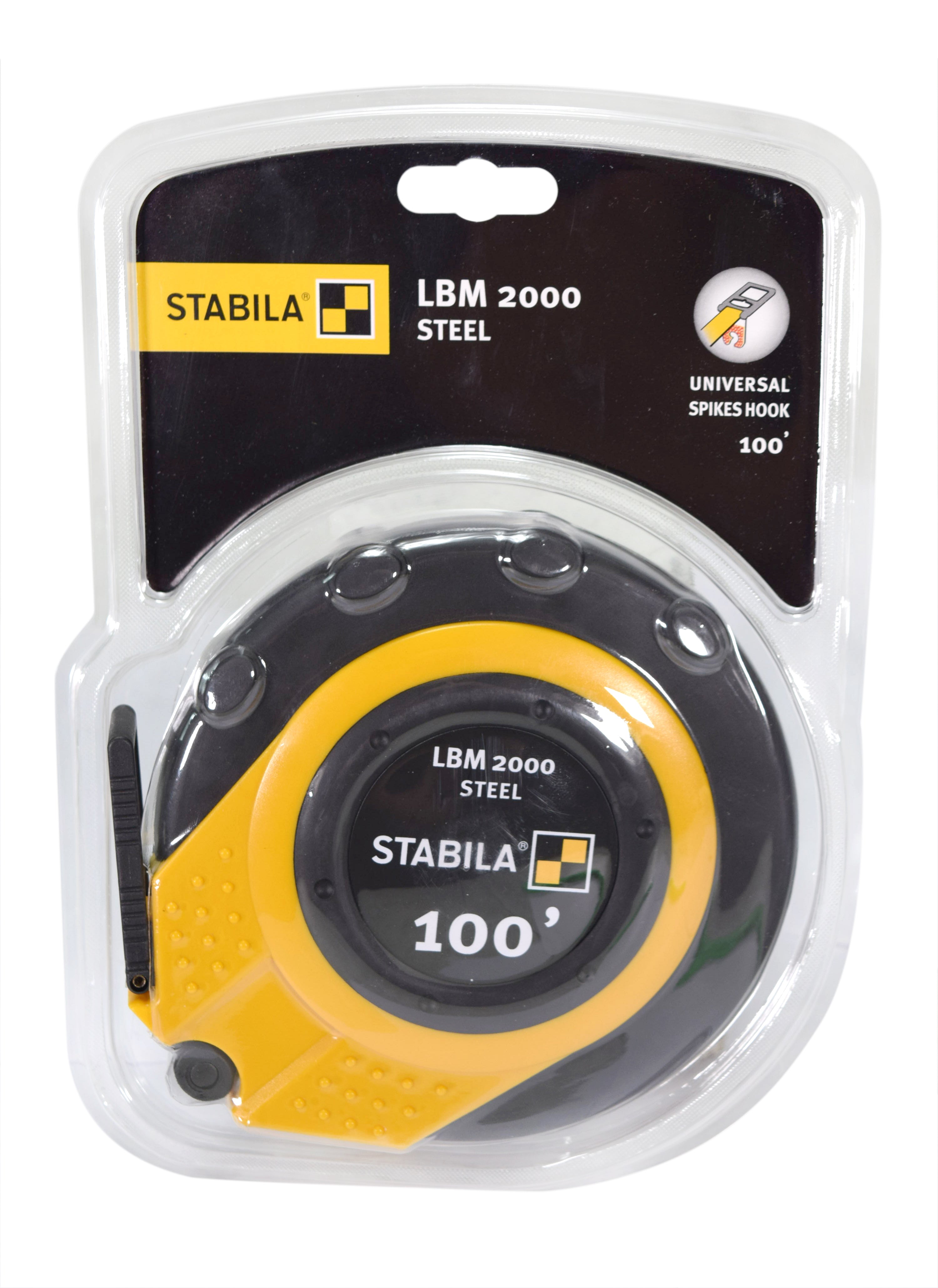 Stabila 30955 LBM 2000 Steel Close Cased Tape 100 feet in USA Imperial Scale