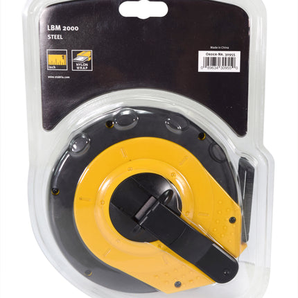 Stabila 30955 LBM 2000 Steel Close Cased Tape 100 feet in USA Imperial Scale