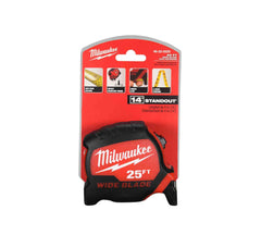 Milwaukee 48-22-0225 25 ft. x 1.3 in. Wide Blade Tape Measure with 17 ft. Reach