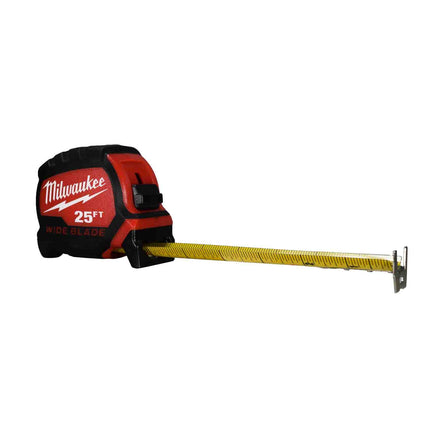 Milwaukee 48-22-0225 25 ft. x 1.3 in. Wide Blade Tape Measure with 17 ft. Reach