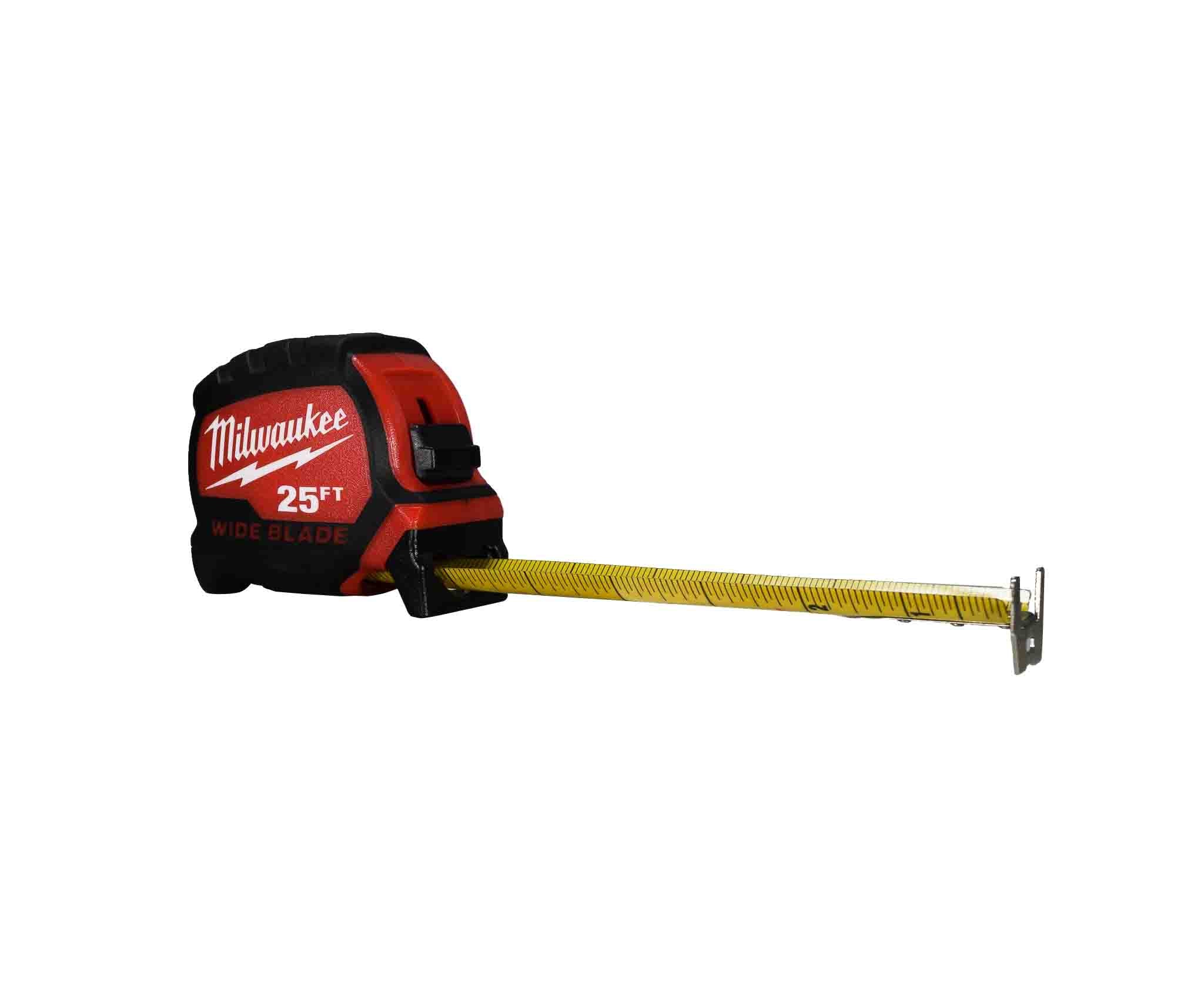 Milwaukee 48-22-0225 25 ft. x 1.3 in. Wide Blade Tape Measure with 17 ft. Reach