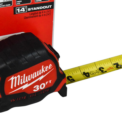 Milwaukee 48-22-0230 30 ft. x 1.3 in. Wide Blade Tape Measure