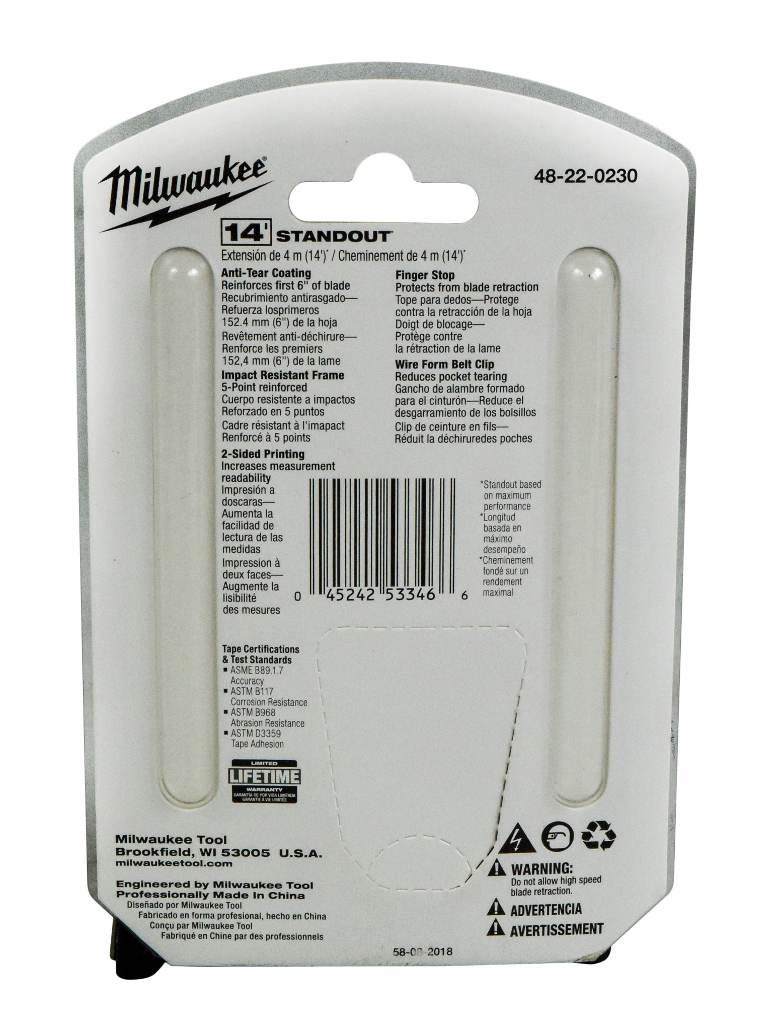 Milwaukee 48-22-0230 30 ft. x 1.3 in. Wide Blade Tape Measure