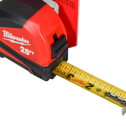 Milwaukee 48-22-6625 25ft Compact Tape Measure