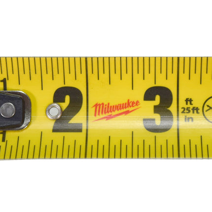 Milwaukee 48-22-9725M 25ft STUD Magnetic Tape Measure