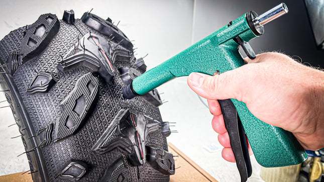 Stop & Go 1085 31 Piece Deluxe Tubeless Tire Plugger Repair Kit Punctures and Flats on Car, Motorcycle, ATV, Jeep, Truck, & Tractor plug (25 Mushroom Plugs)