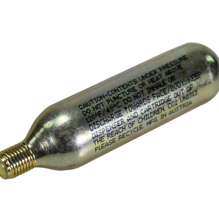 Stop & Go 1091 16 Gram Threaded CO2 Canisters, 3 Pack, for Tire Inflation on Motorcycles, ATVs, Bicycles, and Small Vehicles