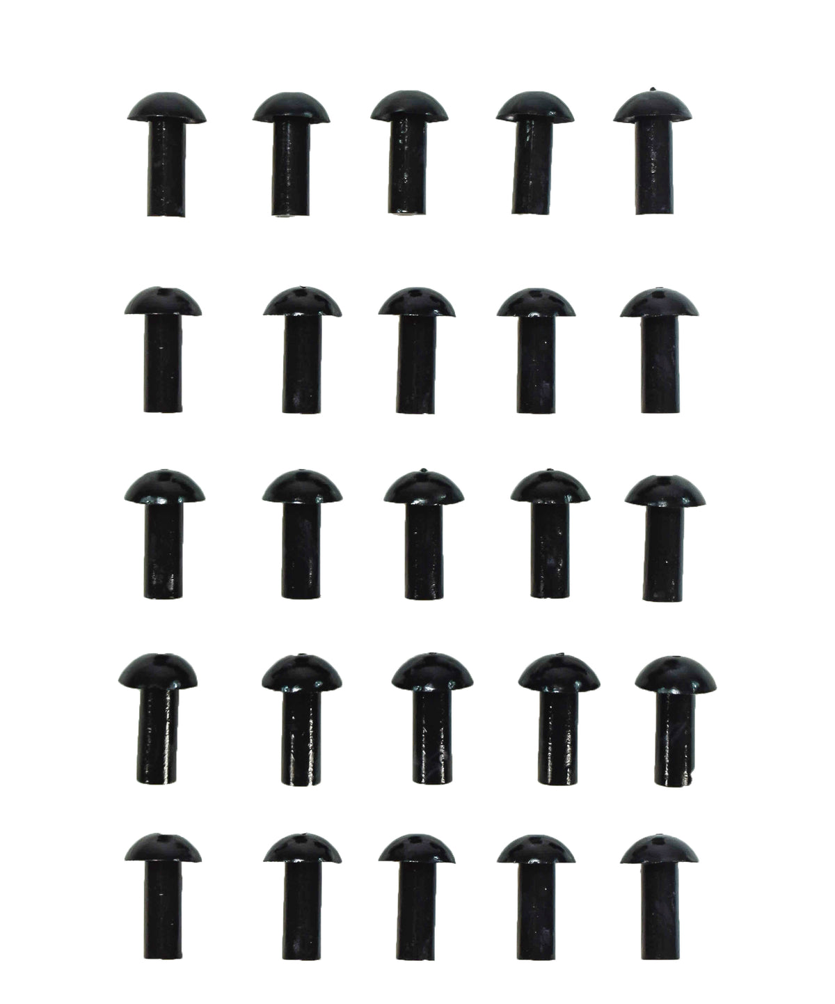 Stop & Go 4075 Mushroom Tire Plugs for Punctures and Flats, 1" Length x 5/16" Shaft Diameter, 25 Pack for Tubeless Tires on Motorcycles, ATVs, UTVs, Cars, and Trucks