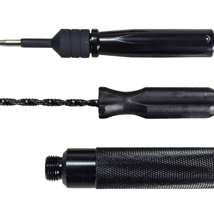 Stop & Go 6000 24 Piece Tubeless Puncture Pilot Tire Repair Kit & Air Compressor for Flats on Motorcycle, Scooter, ATV, UTV, Golf Cart, & Mower (15 Plugs)