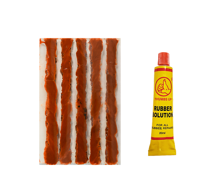 Stop & Go 8065 12 Piece Tubeless Tire Repair Kit with Rope Plugs and CO2 Inflation for Punctures and Flats on ATV, Golf Cart, Mower, & Utility Vehicle (5 Plugs)