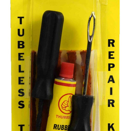 Stop & Go 76002 - Tubeless Tire Repair Kit w/Rubber Cement