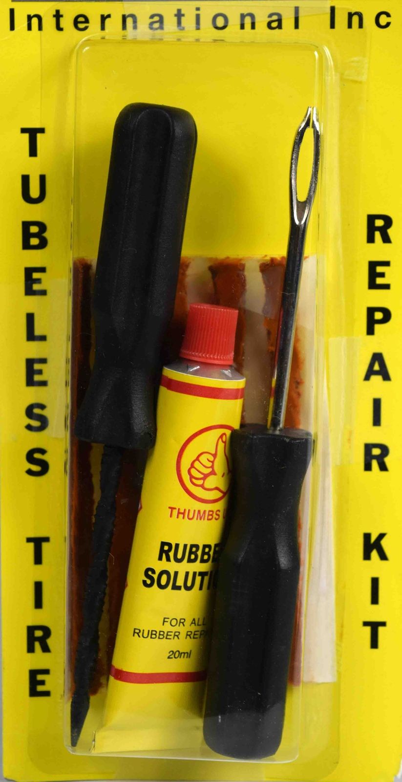 Stop & Go 76002 - Tubeless Tire Repair Kit w/Rubber Cement