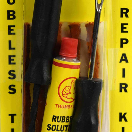 Stop & Go 76002 - Tubeless Tire Repair Kit w/Rubber Cement