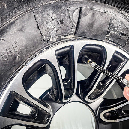 Stop & Go 1066 27 Piece Tubeless & Tube-Type Tire Repair Kit with Patches, Rope Plugs, & CO2 for Punctures and Flats on ATV & Motorcycle (8 Patches & 5 Plugs)