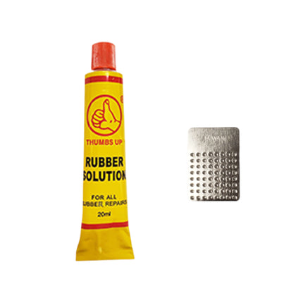 Stop & Go 3002 8 Piece Tubeless Tire Repair Kit with Patches & Rubber Cement for Punctures & Flats on Car, Truck, ATV, UTV, Motorcycle, & Trailer (6 Patches)