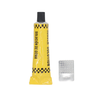 Stop & Go 3002 8 Piece Tubeless Tire Repair Kit with Patches & Rubber Cement for Punctures & Flats on Car, Truck, ATV, UTV, Motorcycle, & Trailer (6 Patches)