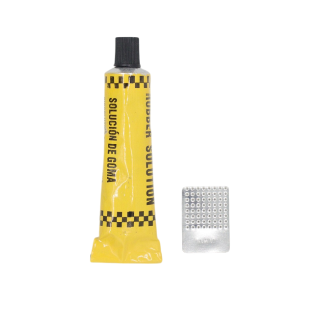 Stop & Go 3002 8 Piece Tubeless Tire Repair Kit with Patches & Rubber Cement for Punctures & Flats on Car, Truck, ATV, UTV, Motorcycle, & Trailer (6 Patches)