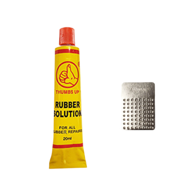 Stop & Go 3002 8 Piece Tubeless Tire Repair Kit with Patches & Rubber Cement for Punctures & Flats on Car, Truck, ATV, UTV, Motorcycle, & Trailer (6 Patches)