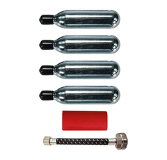 Stop & Go TTRK1 20 Piece Tube Type Tire Repair and Inflation Kit for Punctures & Flats on Scooters & Mopeds (8 Patches & 2 CO2 Canisters)