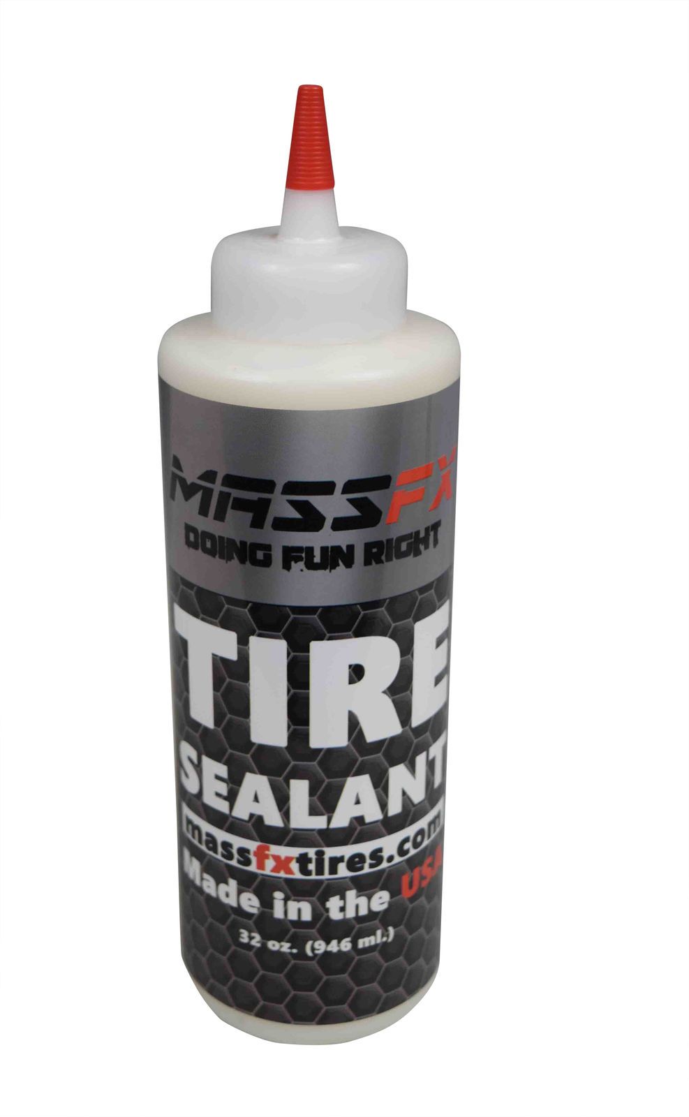 MASSFX Premium Flat Preventer Tire Sealant Made in USA (32 oz) 4Pack