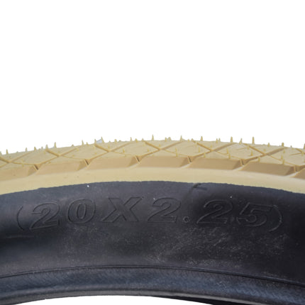Kenda 3-Sixty Pro TR 120tpi Fold Tan 20x2.25 Bicycle Tire & Keychain (Single)