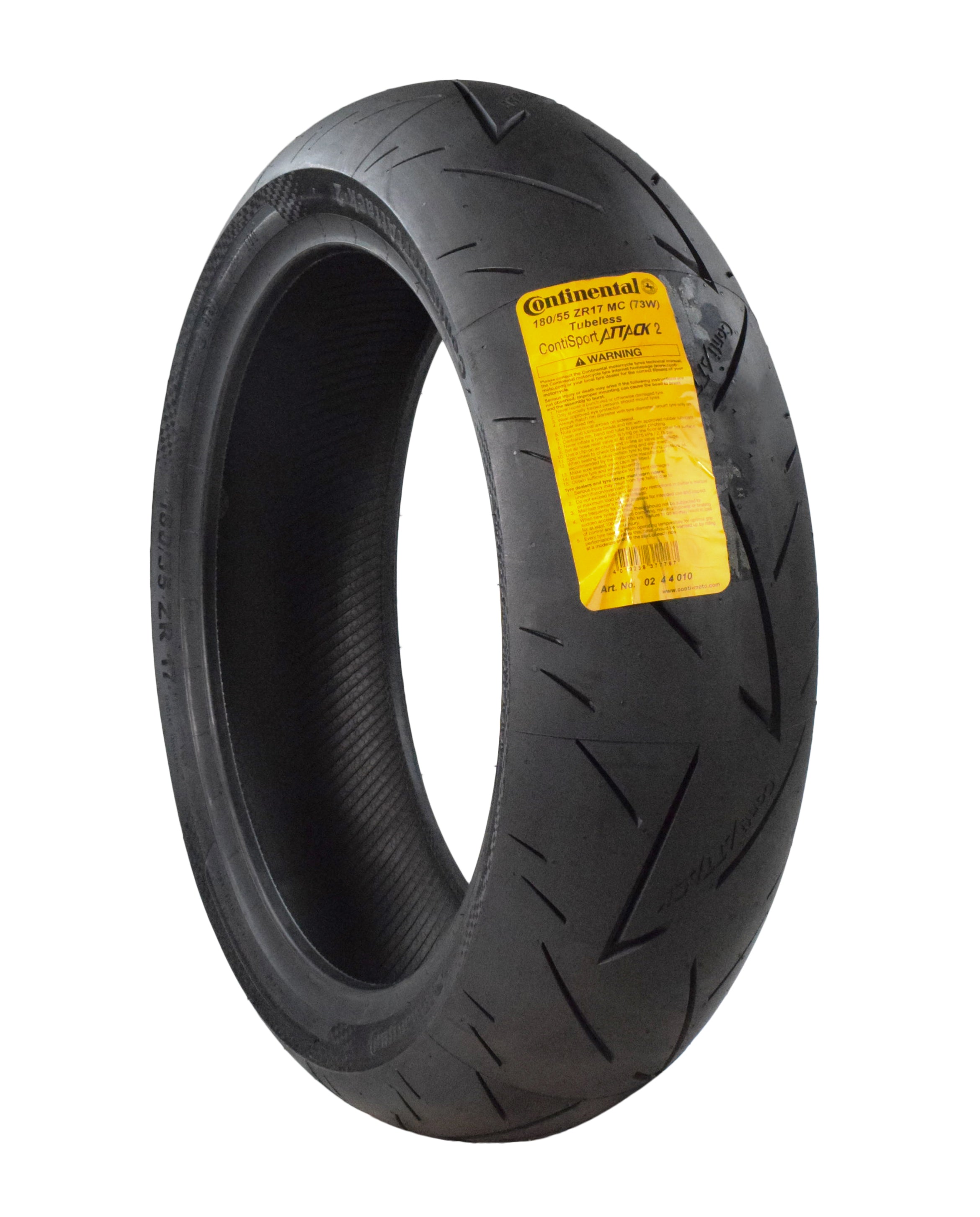 Continental ContiSportAttack 2 120/70ZR17 F & 180/55ZR17 R Sport Motorcycle Tire