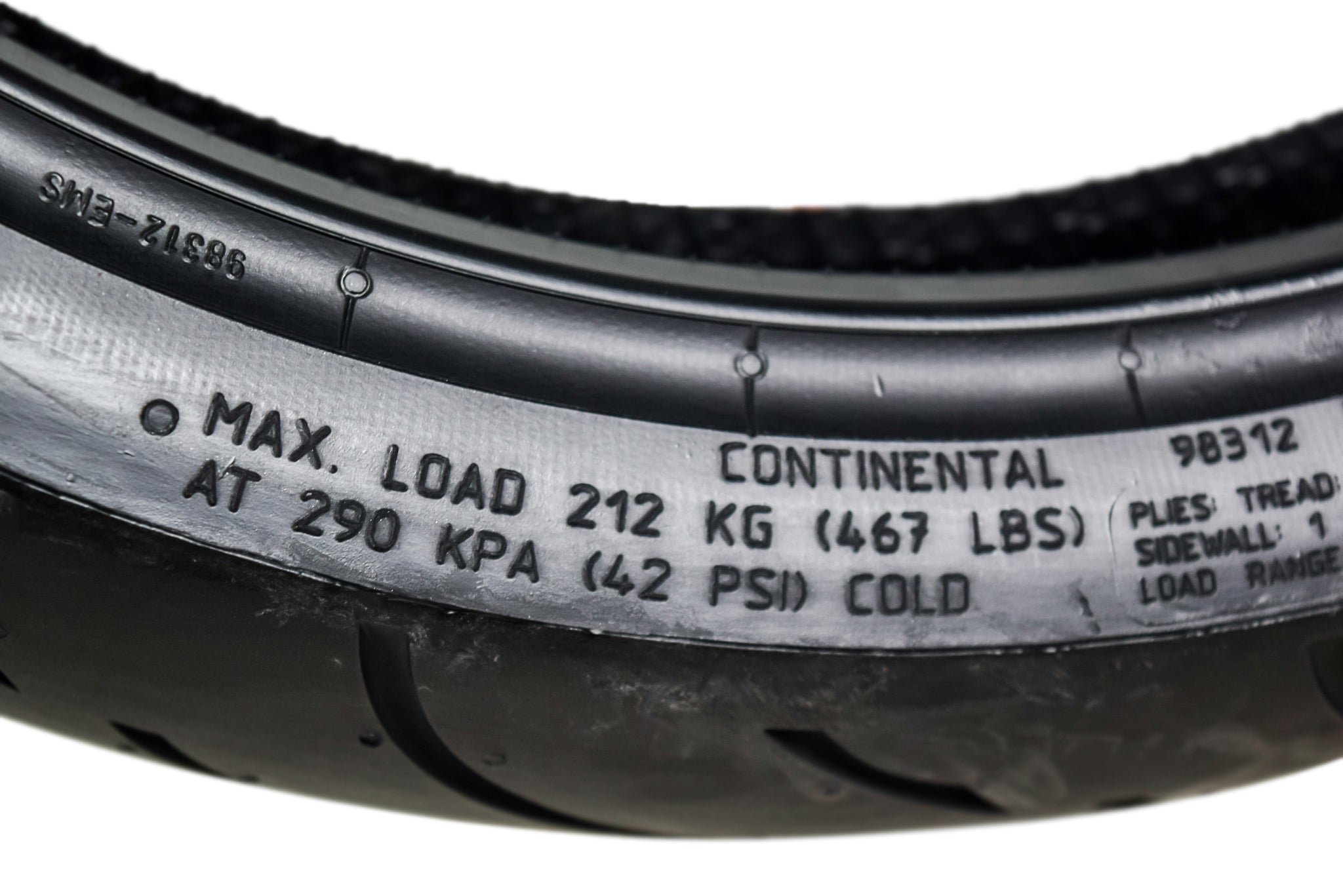 Continental 02444220000 110/ 70ZR-17 Conti Motion Sport Touring Front Tire