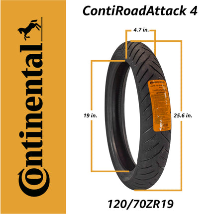 CONTI ROAD ATTACK 4 120/70ZR19 M/C 60W TL CRA4