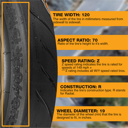 CONTI ROAD ATTACK 4 120/70ZR19 M/C 60W TL CRA4
