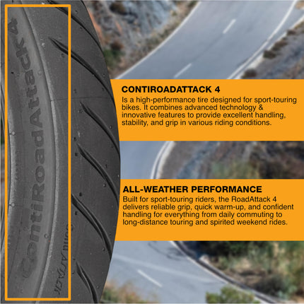 CONTI ROAD ATTACK 4 120/70ZR19 M/C 60W TL CRA4