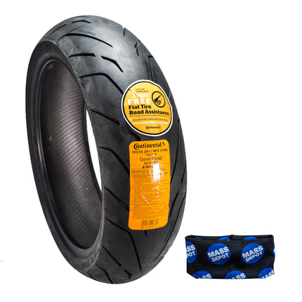 Continental ContiRoad Sport Bike 180/55ZR-17 73W Rear Motorcycle Tire 180/55-17