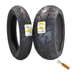 Pirelli Night Dragon 130/80B17 M/CTL 65H Front Tire 240/40VR18 M/C 79V Motorcycle Rear Tire w/ Keychain