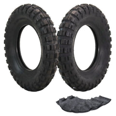 Full Bore 3.50-8 Mini Bike Trail Tire – Heavy-Duty Nylon Carcass, Aggressive Off-Road Tread for Mud & Dirt –  Front or Rear – Universal Fit for Mini Bikes, Trail Bikes & Pit Bikes with tubes (2 Pack)