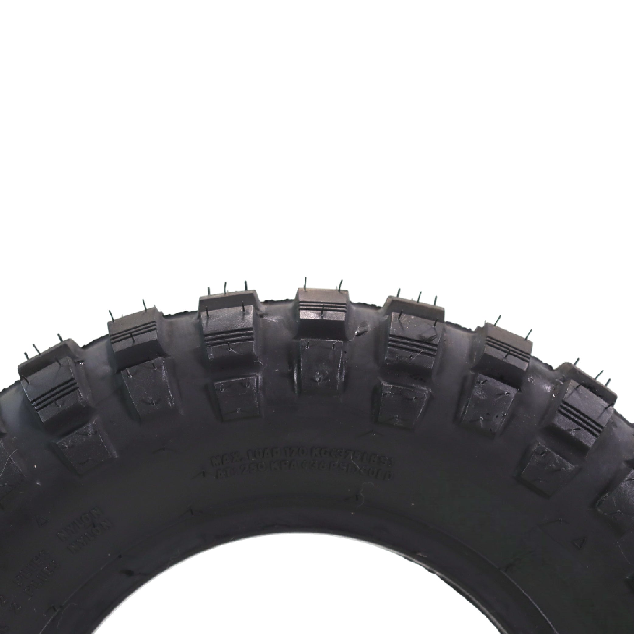 Full Bore 3.50-8 Mini Bike Trail Tire – Heavy-Duty Nylon Carcass, Aggressive Off-Road Tread for Mud & Dirt –  Front or Rear – Universal Fit for Mini Bikes, Trail Bikes & Pit Bikes with tubes (2 Pack)